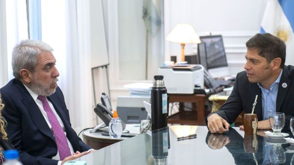 Aníbal Fernández y Axel Kicillof. (Foto: Archivo) 