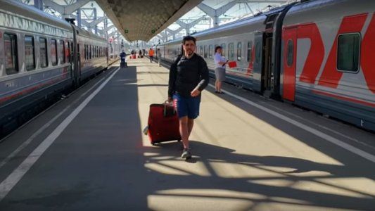 El Mundial en tren: así es el viaje de los argentinos que siguen a la Selección a San Petersburgo