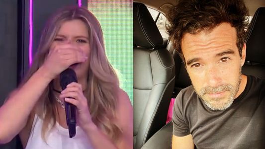 La desopilante reacción de Laurita Fernández al ver al doble de Nicolás Cabré