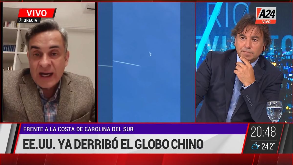 El globo espía chino fue detectado sobre territorito estadounidense la semana pasada (Foto: Captura).