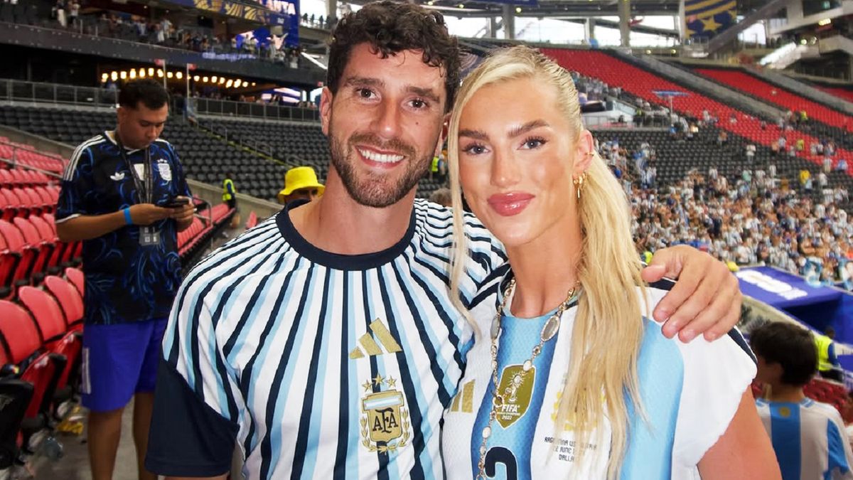 Kelsi, la novia inglesa de Marcos Senesi, confesó a quién alentará en Argentina - Inglaterra: Situación loca