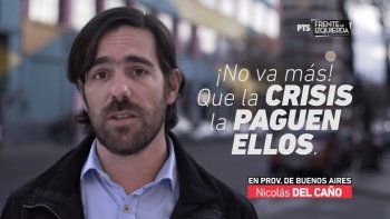 Tres empanadas: Del Caño aportó $1400 a su campaña presidencial