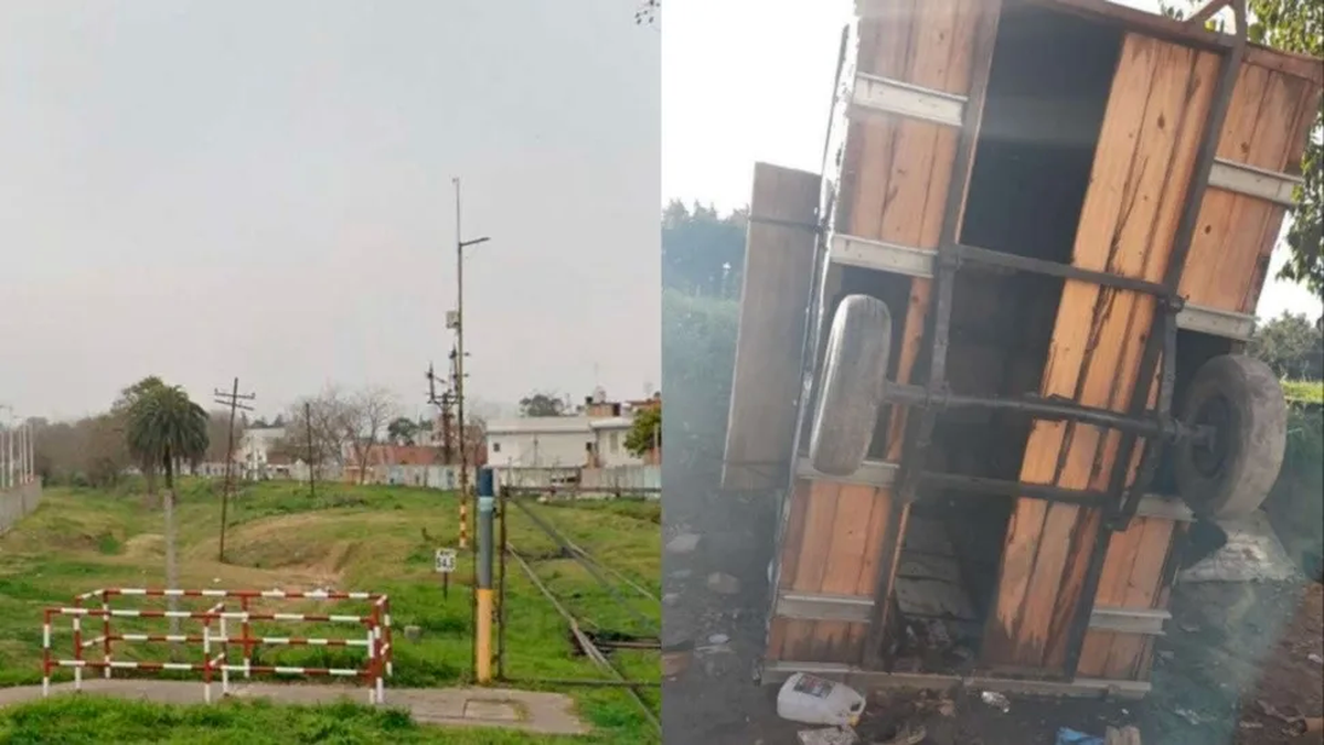 Así quedó el carrito de comidas incencdiado en Berisso que dejó como víctimas a dos menores de edad