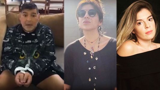 Diego Maradona sin filtro salió a responder a sus hijas: “Preso las pelotas”