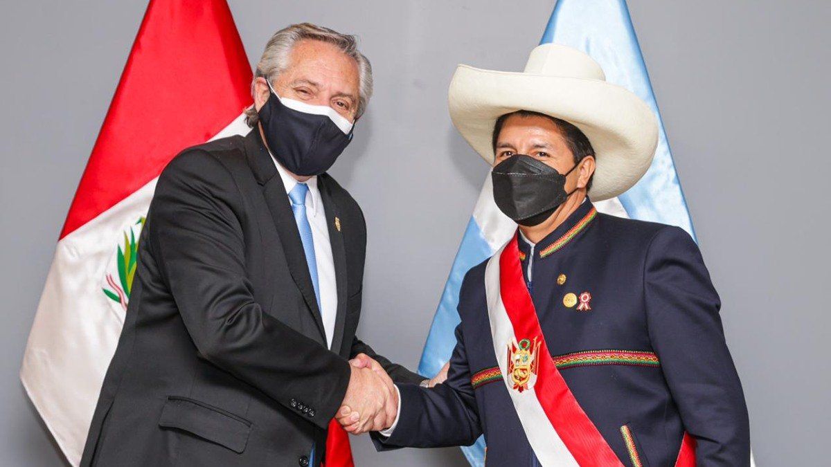 El presidente Alberto Fernández mantuvo un encuentro bilateral con su par peruano