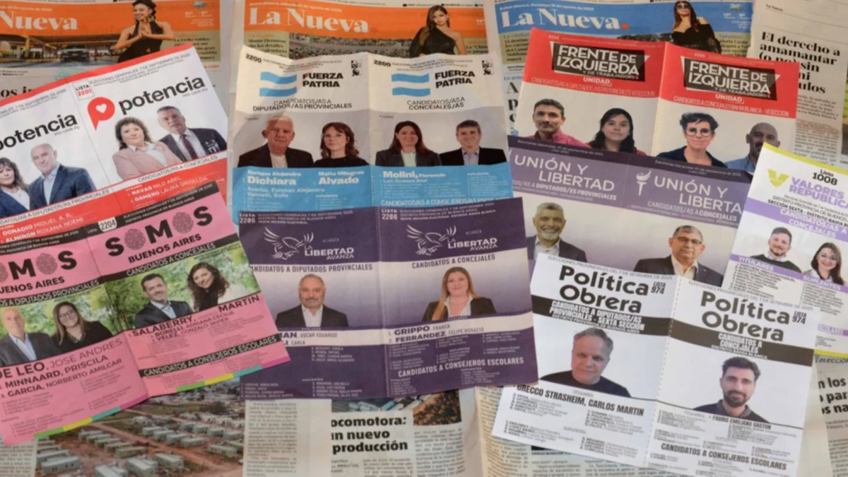 Así son las boletas para votar este domingo. 