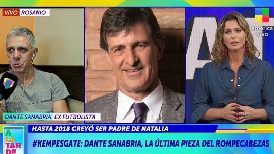 Dante Sanabria rompió el silencio y habló Natalia, la mujer que dice ser hija de Kempes