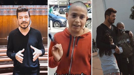 Marcelo Tinelli le cumplió el sueño a dos niños del Garrahan