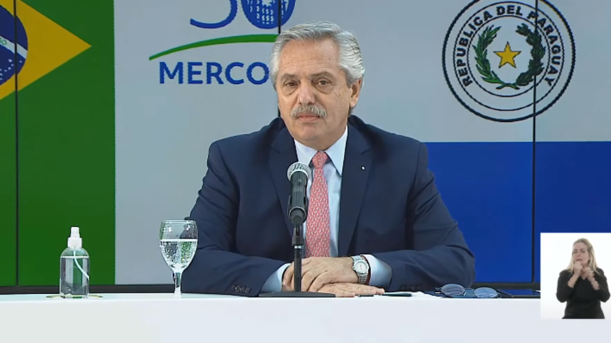 Alberto Fernández pronunciará un discurso este viernes desde Chile para la región