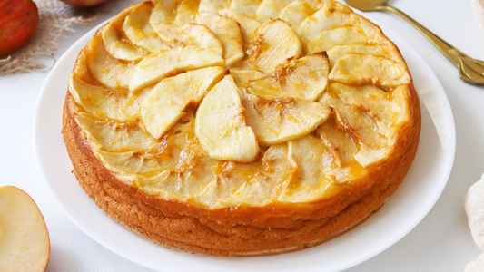 TARTA DE MANZANA receta: para el fin de semana y comerla tibia, fría o ¡CON HELADO!