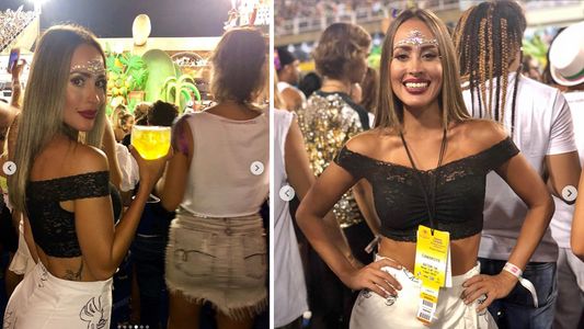 Así disfrutó Patty Orué de los carnavales de Río de Janeiro