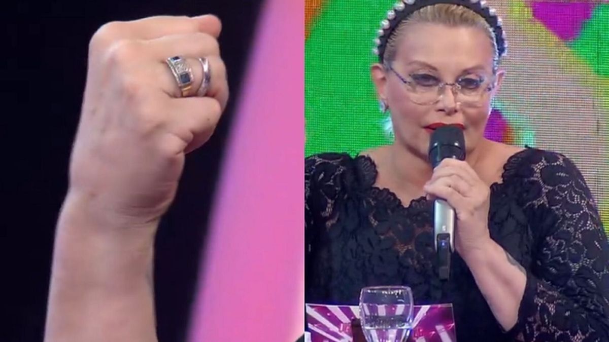 Carmen Barbieri revel&oacute; en Los 8 escalones del mill&oacute;n la historia del anillo que lleva en una de sus manos.&nbsp;