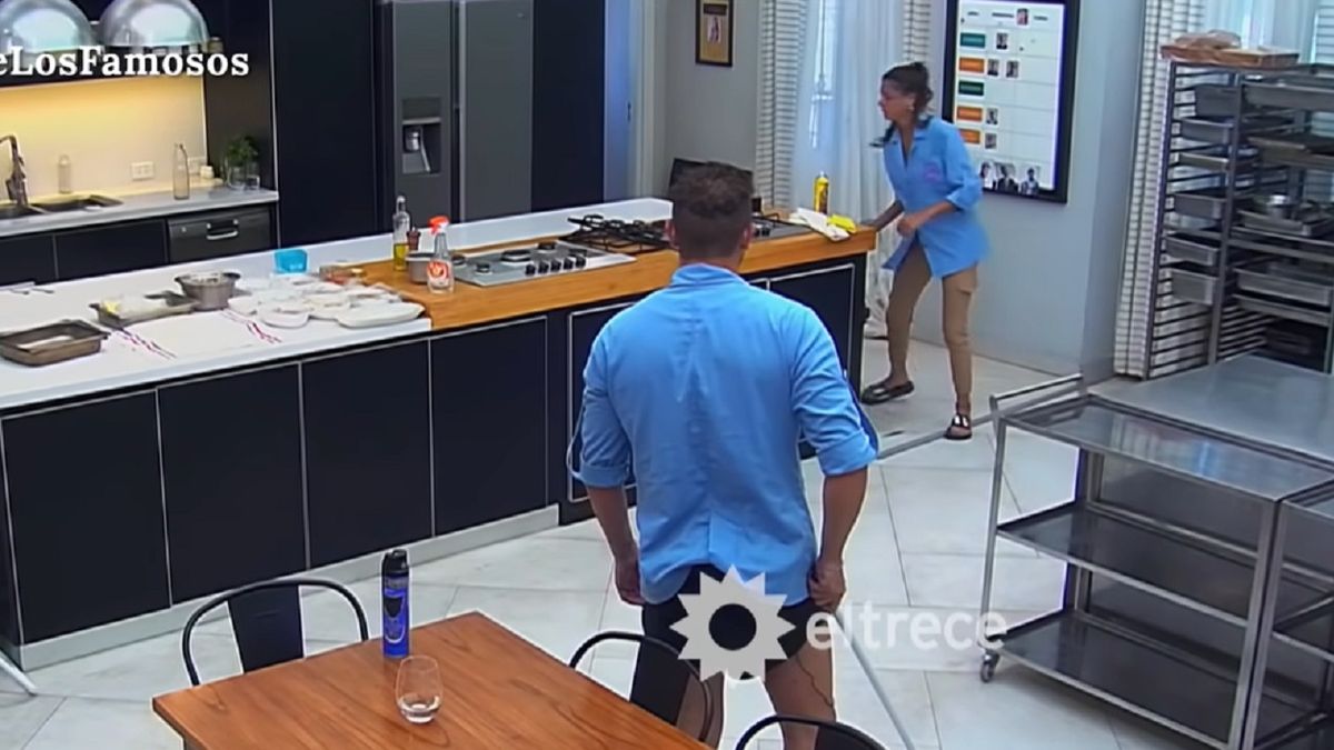 Emily Lucius reaccionó ante una chicana de Locho Loccisano en El hotel de los famosos