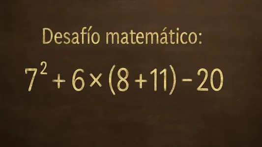 Desafío matemático: casi nadie lo resuelve antes de los 10 segundos