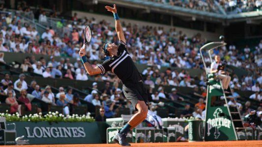Buen triunfo de Del Potro en su debut en Roland Garros