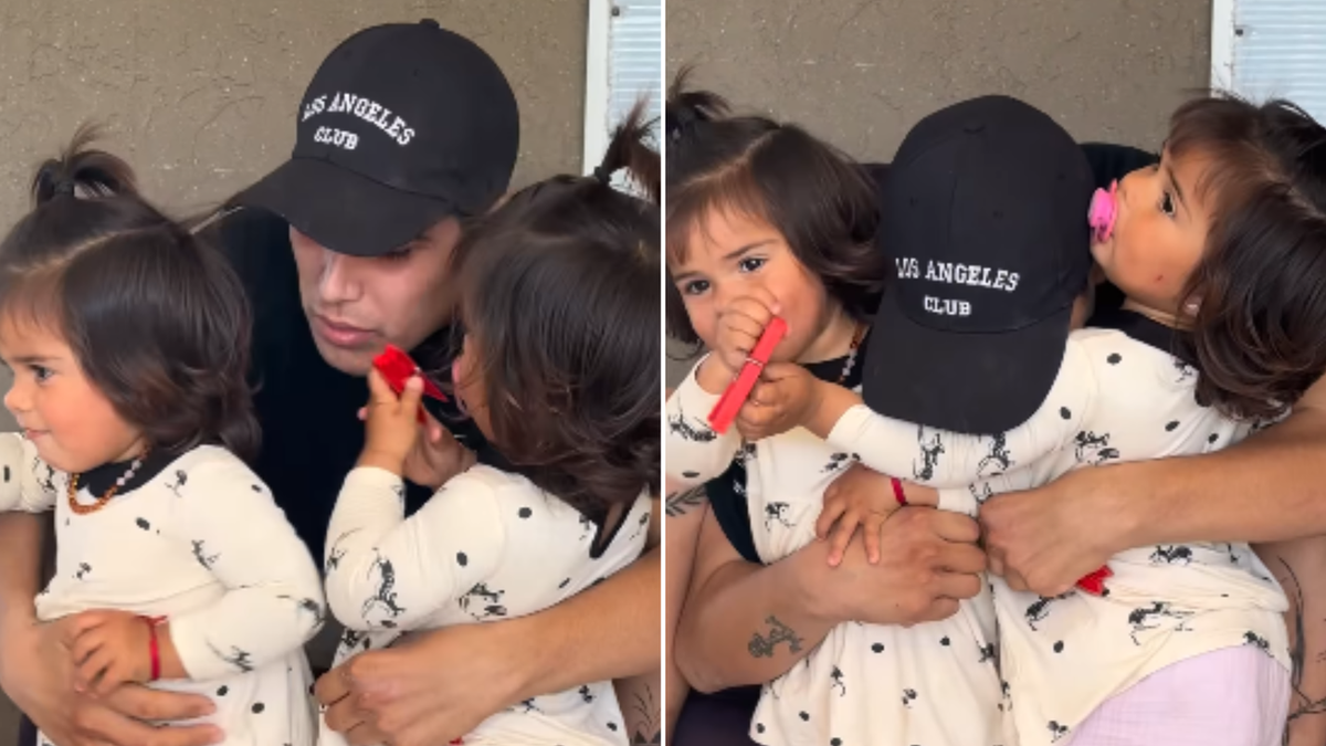 Thiago Medina se reencontró con sus hijas: el video más esperado