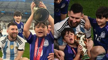 El video de Mateo Messi que se volvió viral por su habilidad jugando al fútbol como su papá