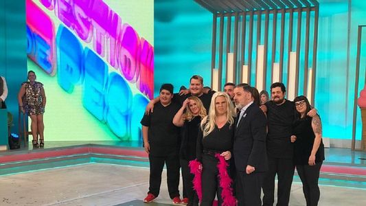 Lorna la rompió con su musical imitando a Susana Giménez en Cuestión de Peso