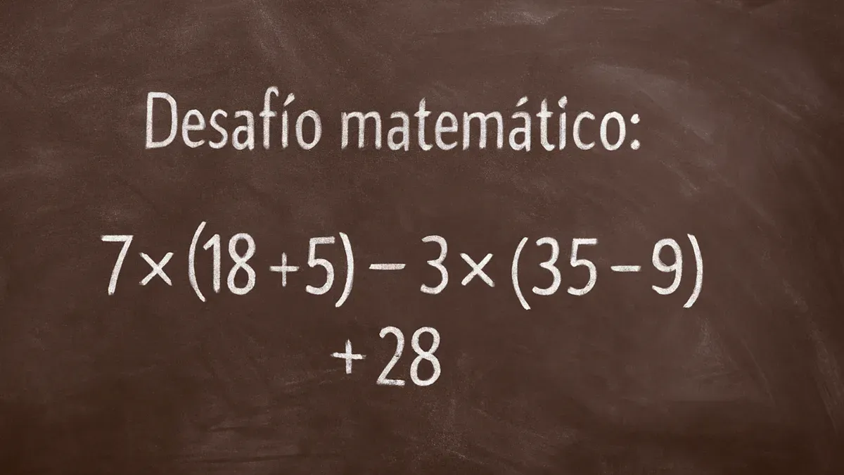 La regla esencial para resolver este desafío matemático es conocido como PEMDAS (por sus siglas en inglés) o jerarquía de operaciones.