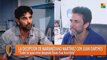 La decepción de Mariano Martínez con Juan Darthés : Es algo tremendamente horroroso