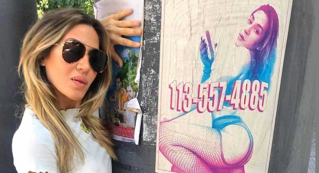 Apareció la dueña del número publicado en los carteles de Jimena Barón: “Es una mancha a mi imagen”