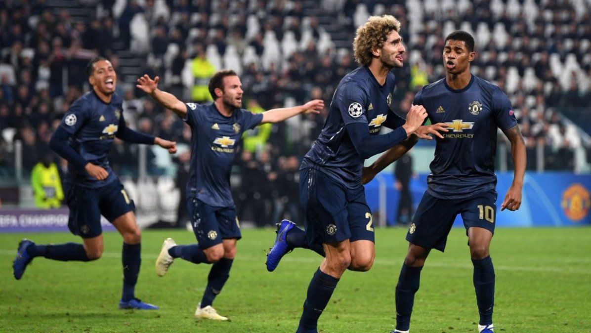 Manchester United se lo dio vuelta a Juventus en los últimos cinco minutos y emparejó el grupo