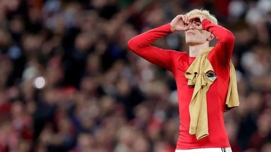 ¡Al estilo Mauro Zárate! La picante chicana de Alejandro Garnacho al Barcelona