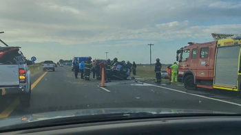 Choque fatal en Ruta 2 durante el arranque del fin de semana largo por Carnaval