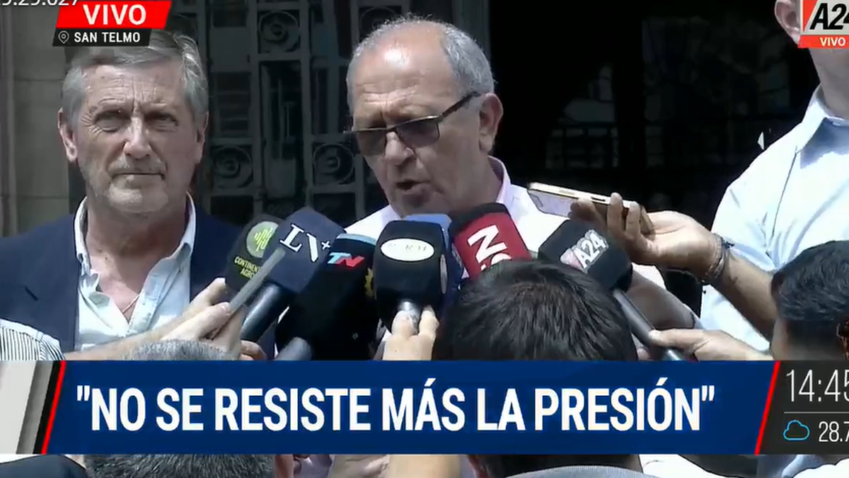 ElCampo se reunió con el Gobierno. (Foto: captura A24)