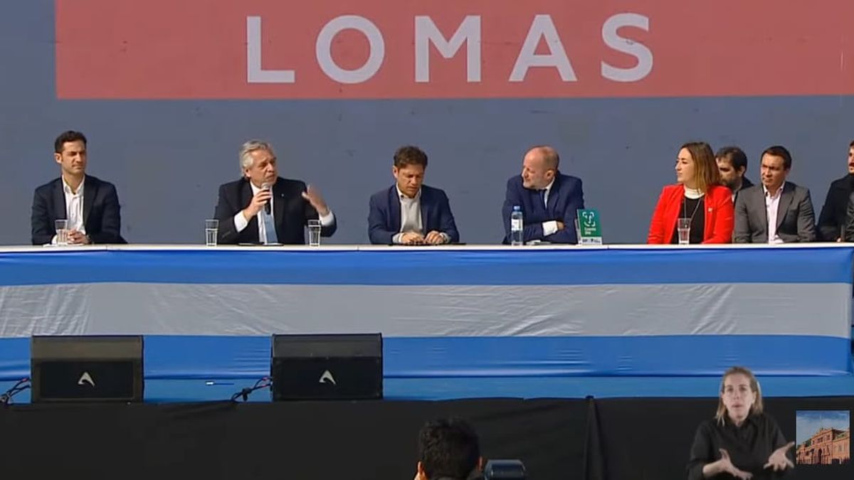 Alberto Fernández y Axel Kicillof se volvieron a mostrar juntos en un acto en Lomas de Zamora. El presidente explicó porqué faltó Sergio Massa?