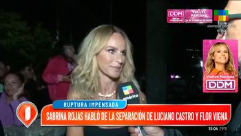 Tras la separación de Flor Vigna, Sabrina Rojas enfrentó los rumores de reconciliación con Luciano Castro