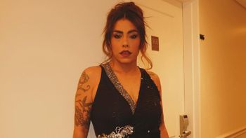 La transformación física de Anita Espósito, la hermana de Lali, detrás de un vestido de gala: Tenía 40 kilos encima