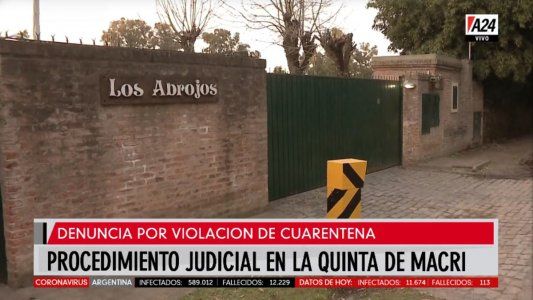 Allanaron la quinta de Macri por un posible incumplimiento del aislamiento obligatorio
