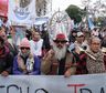 Marcha de San Cayetano: organizaciones sociales y sindicales marcharon a Plaza de Mayo