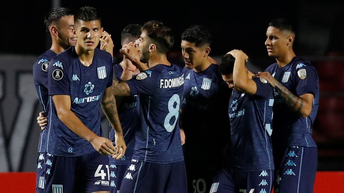 Racing sacó tres puntos de oro.