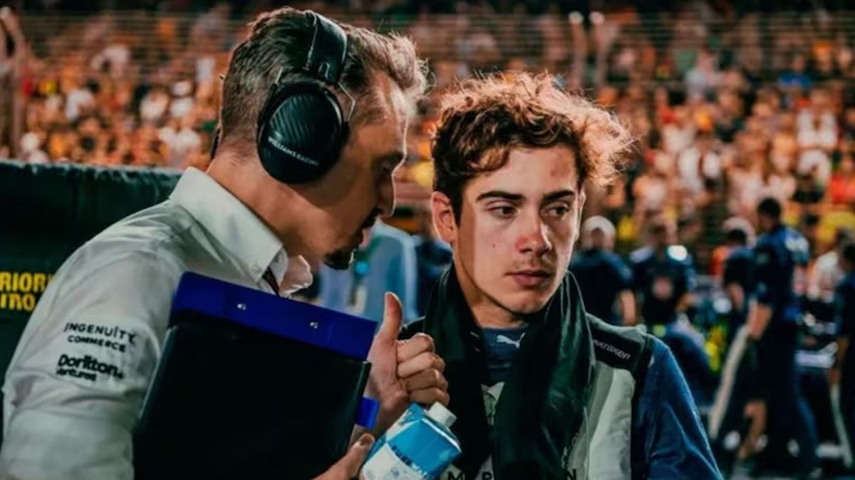 Franco Colapinto se prepara para la última carrera de la temporada.&nbsp;