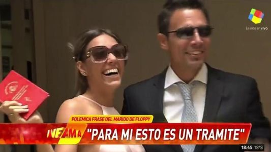 El comentario poco romántico del marido de Floppy Tesouro tras casarse con la modelo