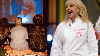 Así vivió Claudia Villafañe la final de MasterChef Celebrity con Dalma y Gianinna: Juntas y a la par