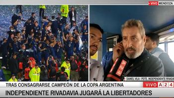 Le pedí ayuda a mi viejo desde el cielo: la emotiva confesión de Daniel Vila tras la consagración de Independiente Rivadavia. (Foto: captura de video)