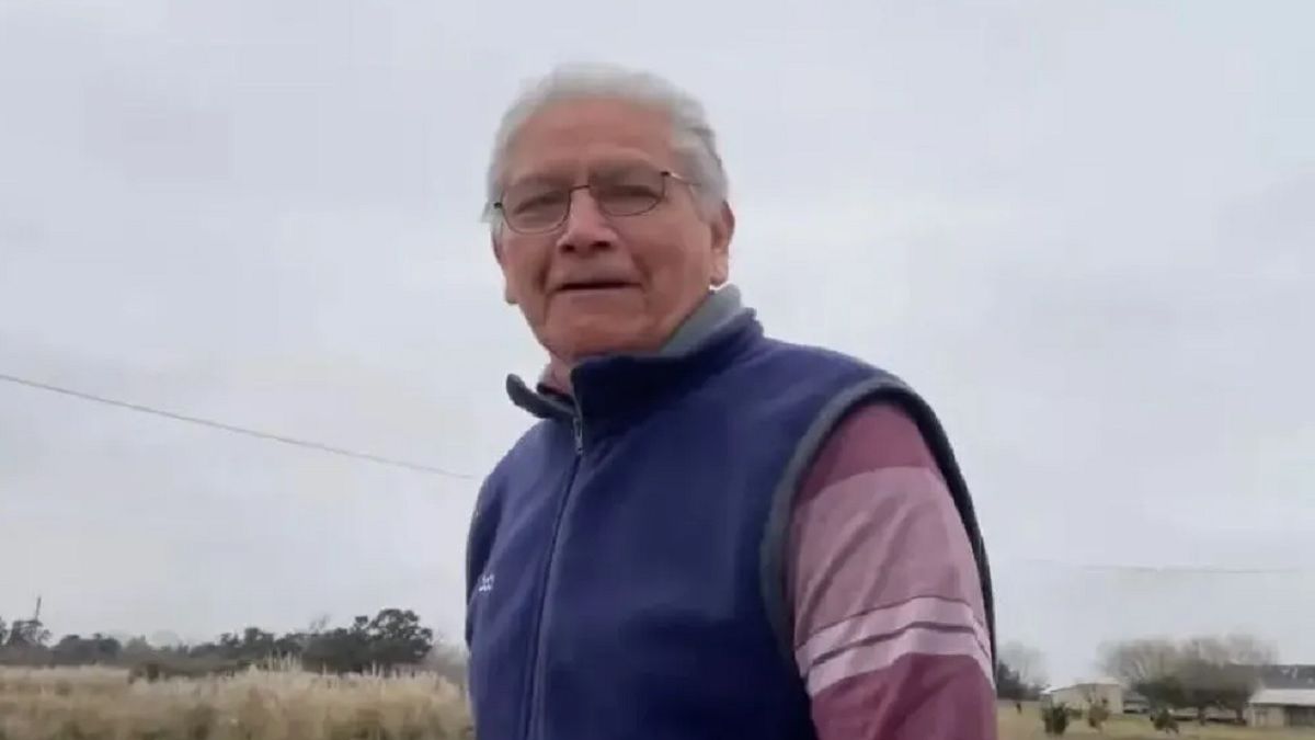 César Calluqueo tiene 74 años y es buscado desde el domingo.&nbsp;