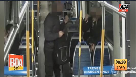 Video: abusó de una mujer en el tren Sarmiento y fue detenido