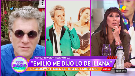 El hijo de Emilio Disi confirmó el amorío de su padre con Iliana Calabró