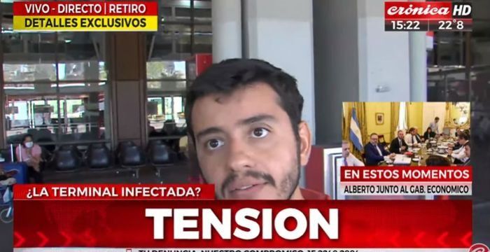 Tensión al aire: un hombre estornudó cerca de un cronista y le dijo que tenía Coronavirus
