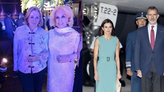 Mirtha Legrand fue la invitada de honor a la gala con los reyes de España