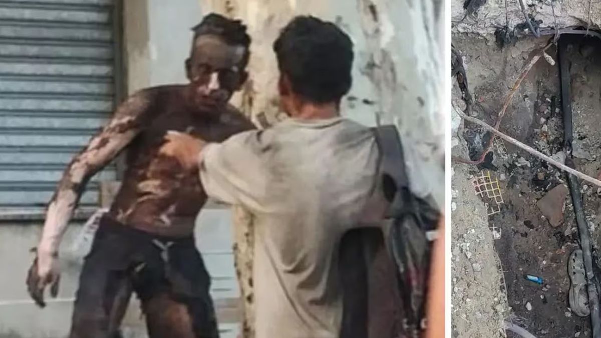 Intentó robar cables de alta tensión