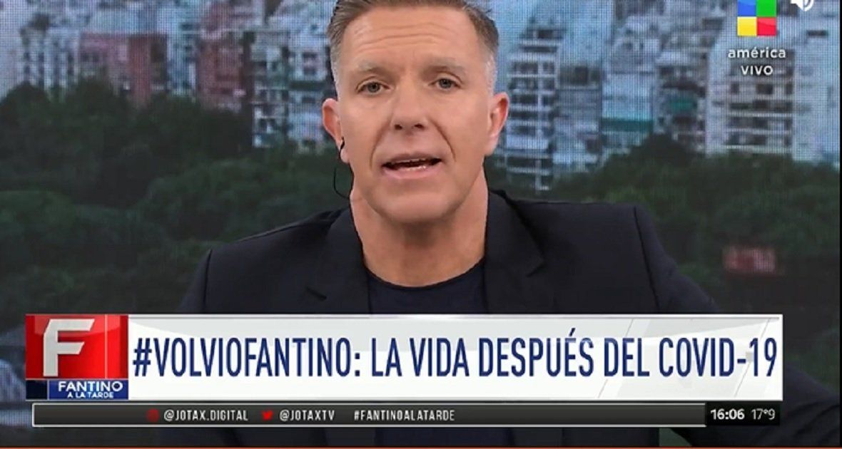 Alejandro Fantino regresó al aire tras recuperarse del coronavirus: Sentí mucho miedo