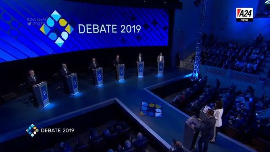 El debate presidencial 2019. El primero en la historia con todos los candidatos.&nbsp;