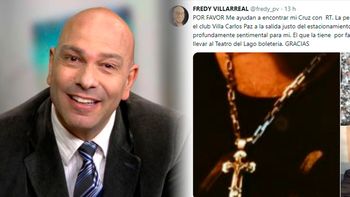 Fredy Villarreal perdió una cruz: desesperado pedido para recuperarla