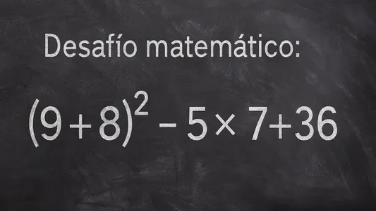 Desafío matemático: una mente brillante lo resuelve en menos de 10 segundos