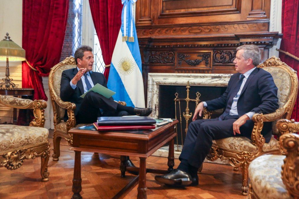 Empezó la transición en el Congreso: Massa se reunió con Monzó
